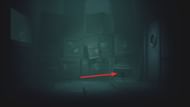 Crouch and hide here (Image via Sportskeeda Gaming || Supermassive Games)